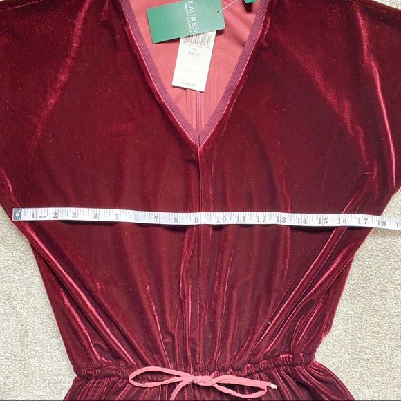 ‼️SOLD‼️NWT Ralph Lauren Velvet Jumpsuit - Picture 3 of 6